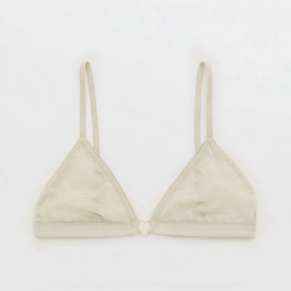 Elegant Mint Green Lace Bralette - Picture 4 of 6